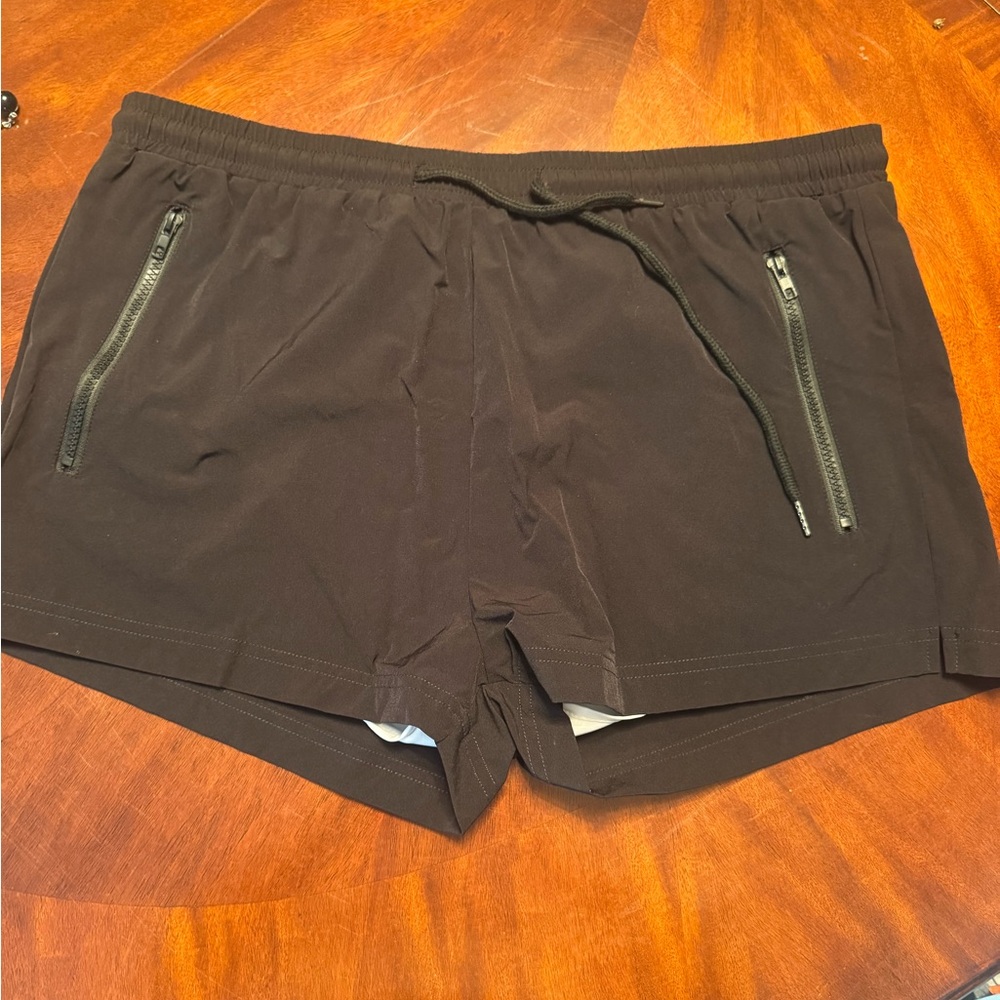 Black Men's Swim Board Shorts